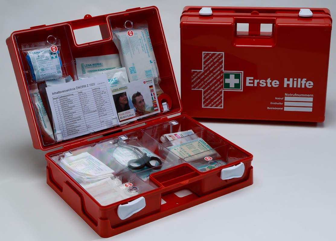 Erste-Hilfe-Koffer MULTI - Inhalt ÖNORM Z 1020:2025, 38048