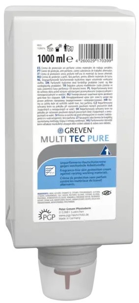 GREVEN® MULTI-TEC PURE Hautschutzlotion 1.000 ml Varioflasche